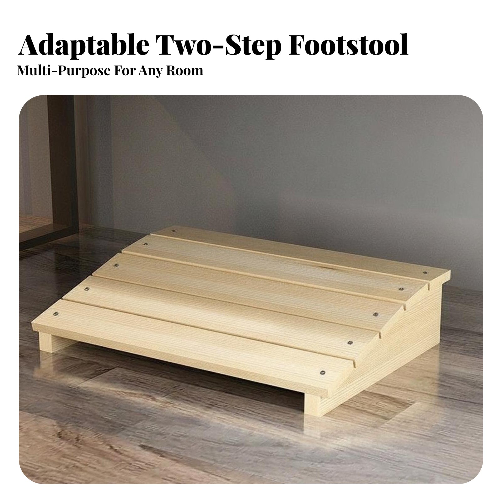 Footrest Under Desk - مسند قدم تحت المكتب بسطح غير