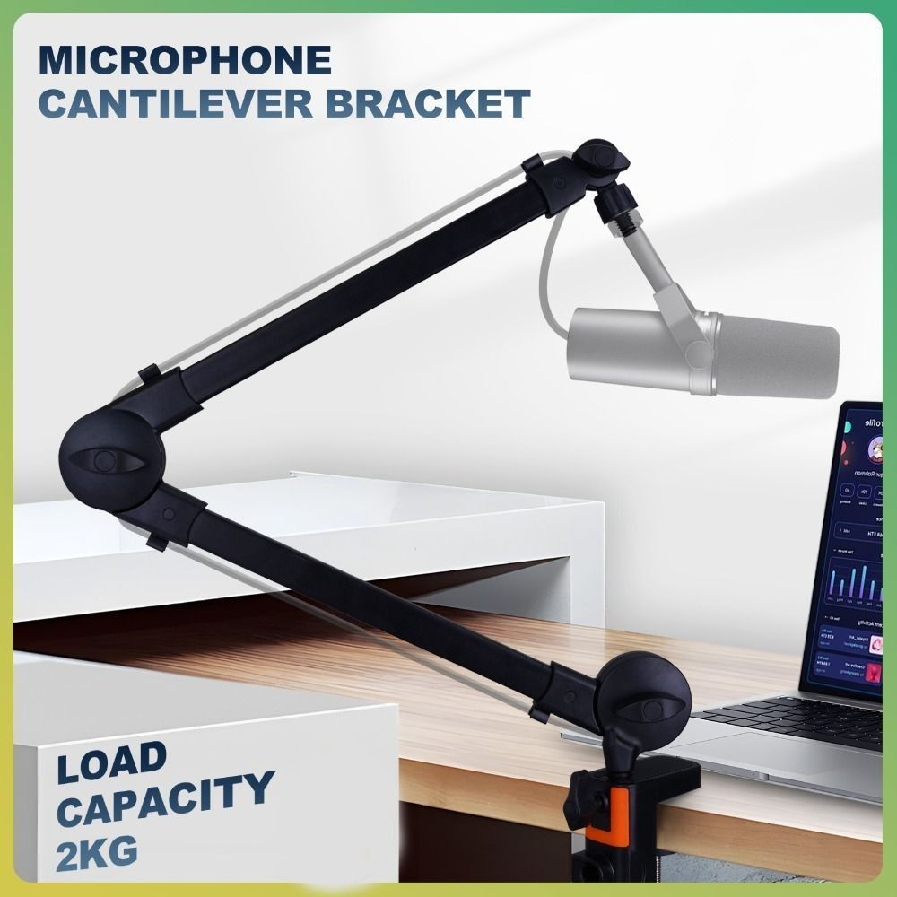 Microphone Arm Boom - احترافي 360 ° حامل ميكروفون دوار