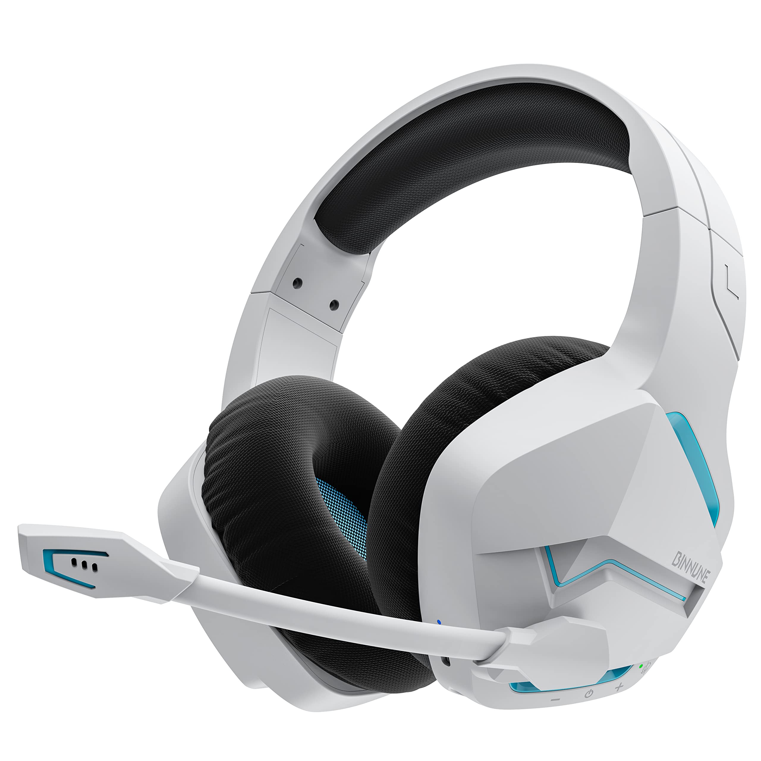 BINNUNE-سماعة ألعاب لاسلكية مع - مراجعة Esports Gaming Headphones وسعره