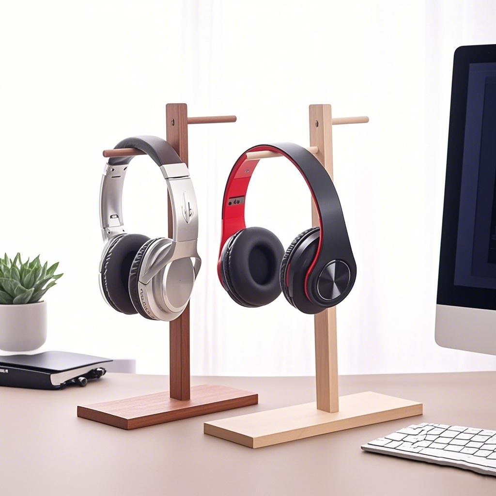 الخشب سماعة حامل سماعة رف شاشة - مراجعة Esports Gaming Headphones وسعره