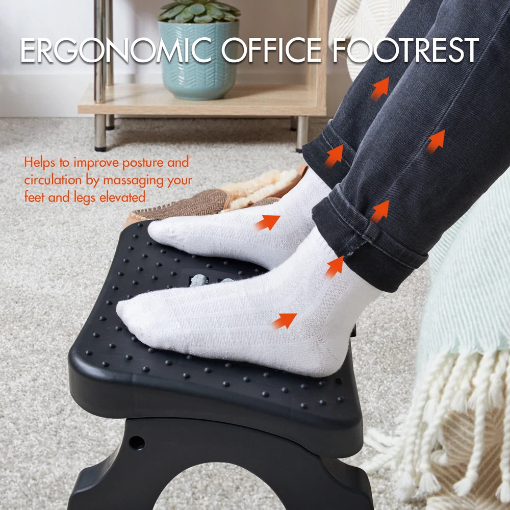 مسند قدم مريح تحت المكتب مع بك - مراجعة Footrest Under Desk وسعره