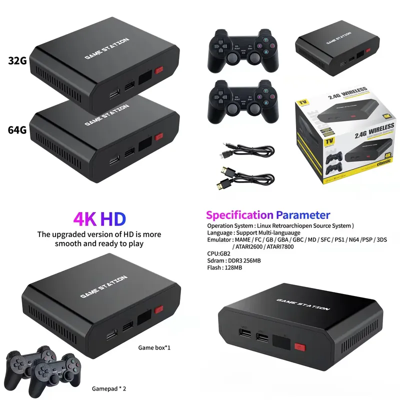 جهاز ألعاب فيديو M8plus عالي ا - مراجعة Video Gaming & Esports Usd Acc وسعره