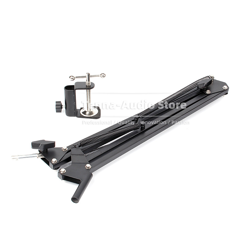 سطح المكتب المشبك تعليق Mic بو - مراجعة Microphone Arm Boom وسعره