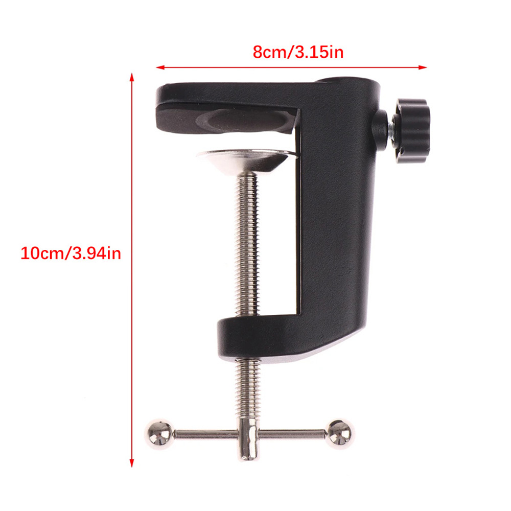 C-شكل كليب مكتب الجدول جبل الم - مراجعة Microphone Arm Boom وسعره