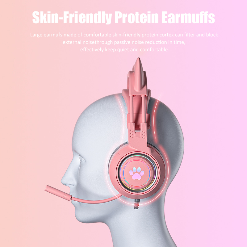 سماعات أذن القط اللطيفة مع ميك - مراجعة Esports Gaming Headphones وسعره