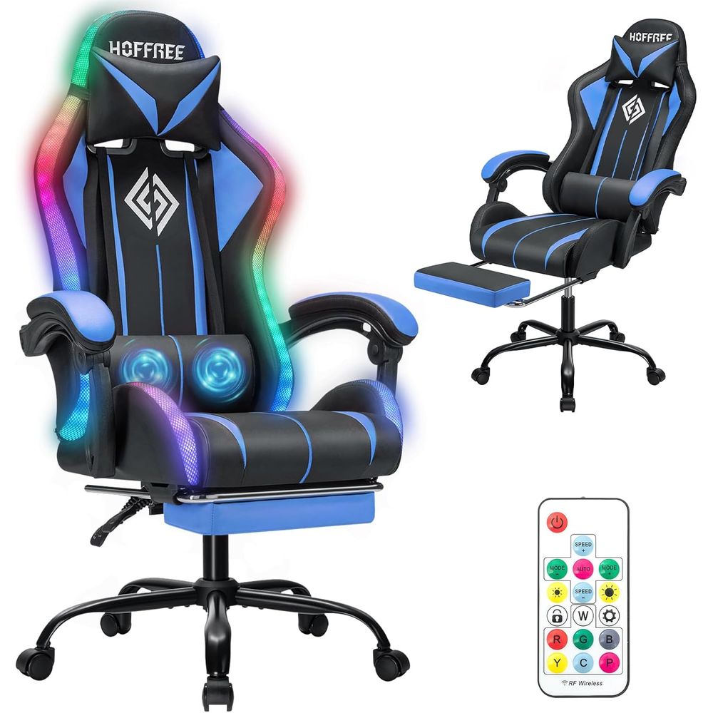 كرسي ألعاب LED مع خاصية التدلي - مراجعة Video Gaming & Esports Usd Acc وسعره